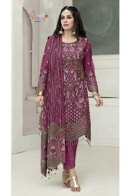 Sf 5533 By Shree Chiffon Wholesale Pakistani Salwar Suit Suppliers In Mumbai

